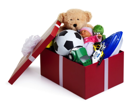 donating toys at christmas